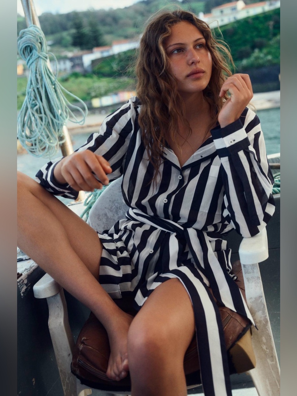 ZW COLLECTION STRIPED SHIRT